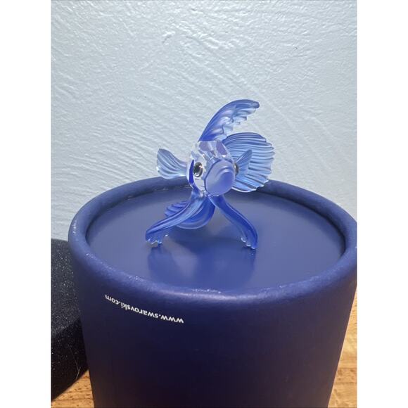 Swarovski Siamese Fighting Fish Blue Crystal Figurine 236718 MINT original box - Picture 10 of 16